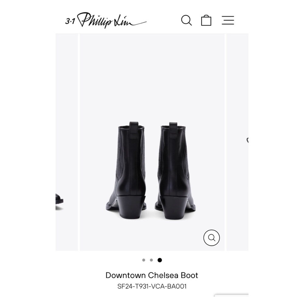 Phillip Lim Black Downtown Chelsea Boots - Picture 10 of 12